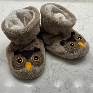 Acorn Toddler OWL Critter Booties, Size XL / 18-24 months
